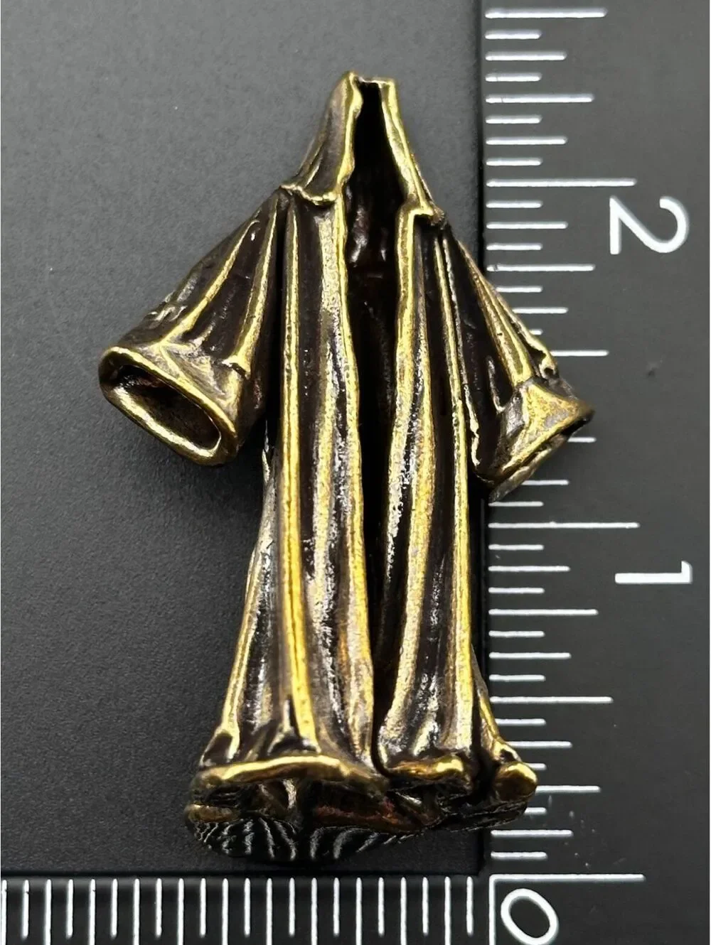 Brass Faceless Hooded Cloak Figurine Sculpture Halloween